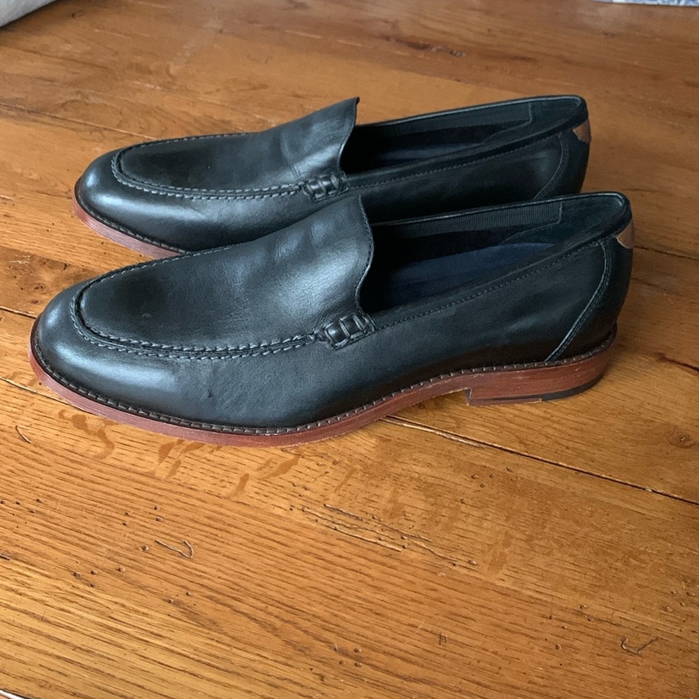 Cole Haan Black Leather Loafers